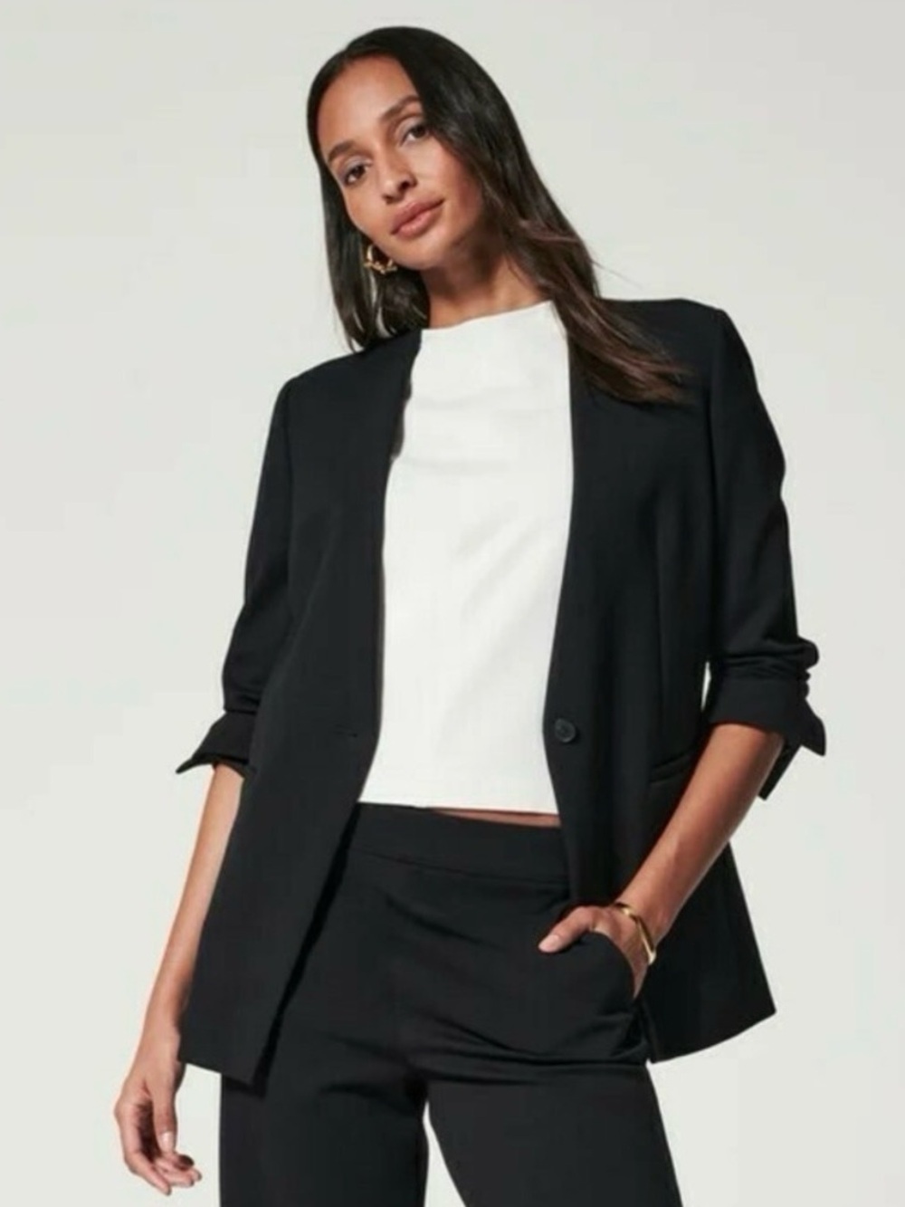 SPANX Women's "The Perfect"
Collarless Oversized Blazer
Black M